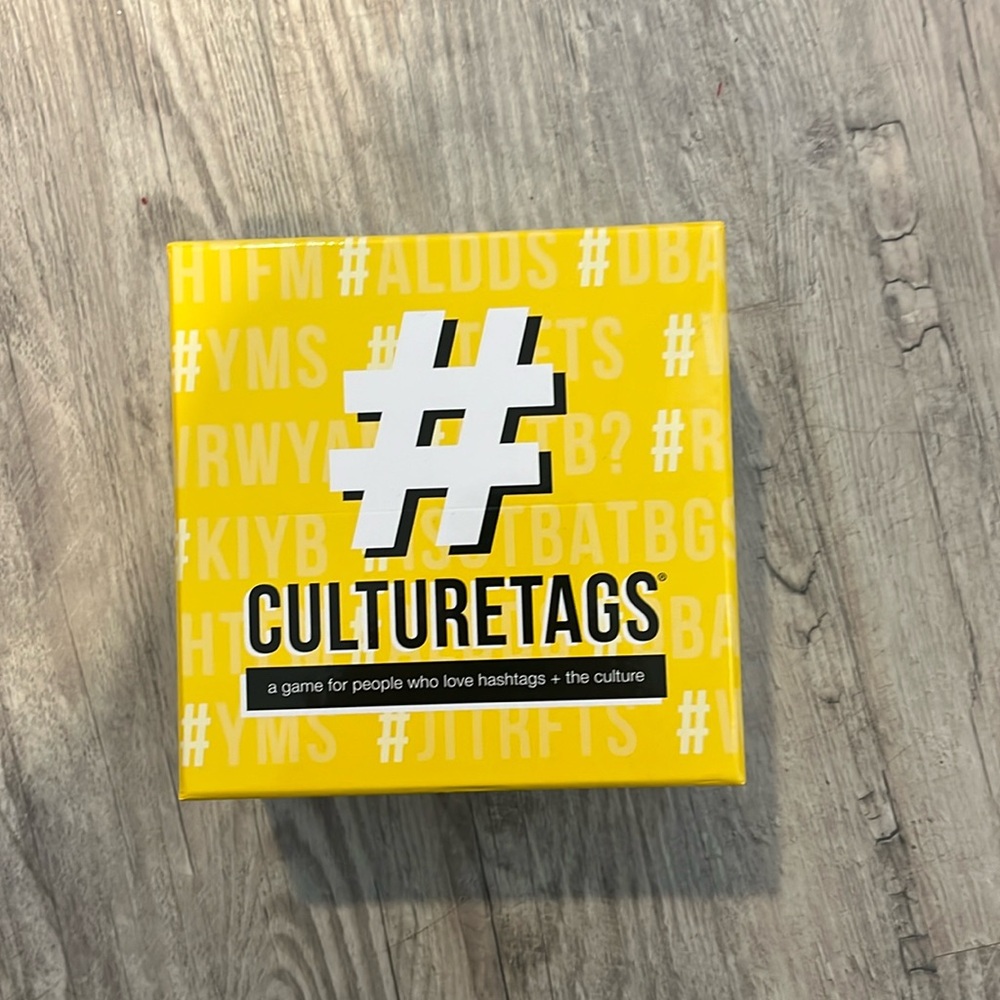 Culture Tags game, unused